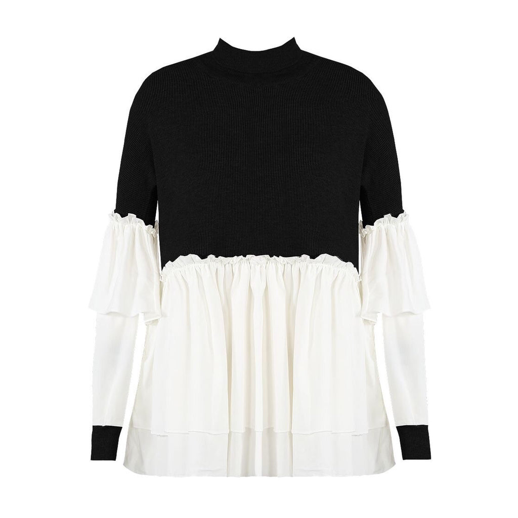 SAVANNA Soft Knit Shirt Jumper Mini Dress - Celeb Threads