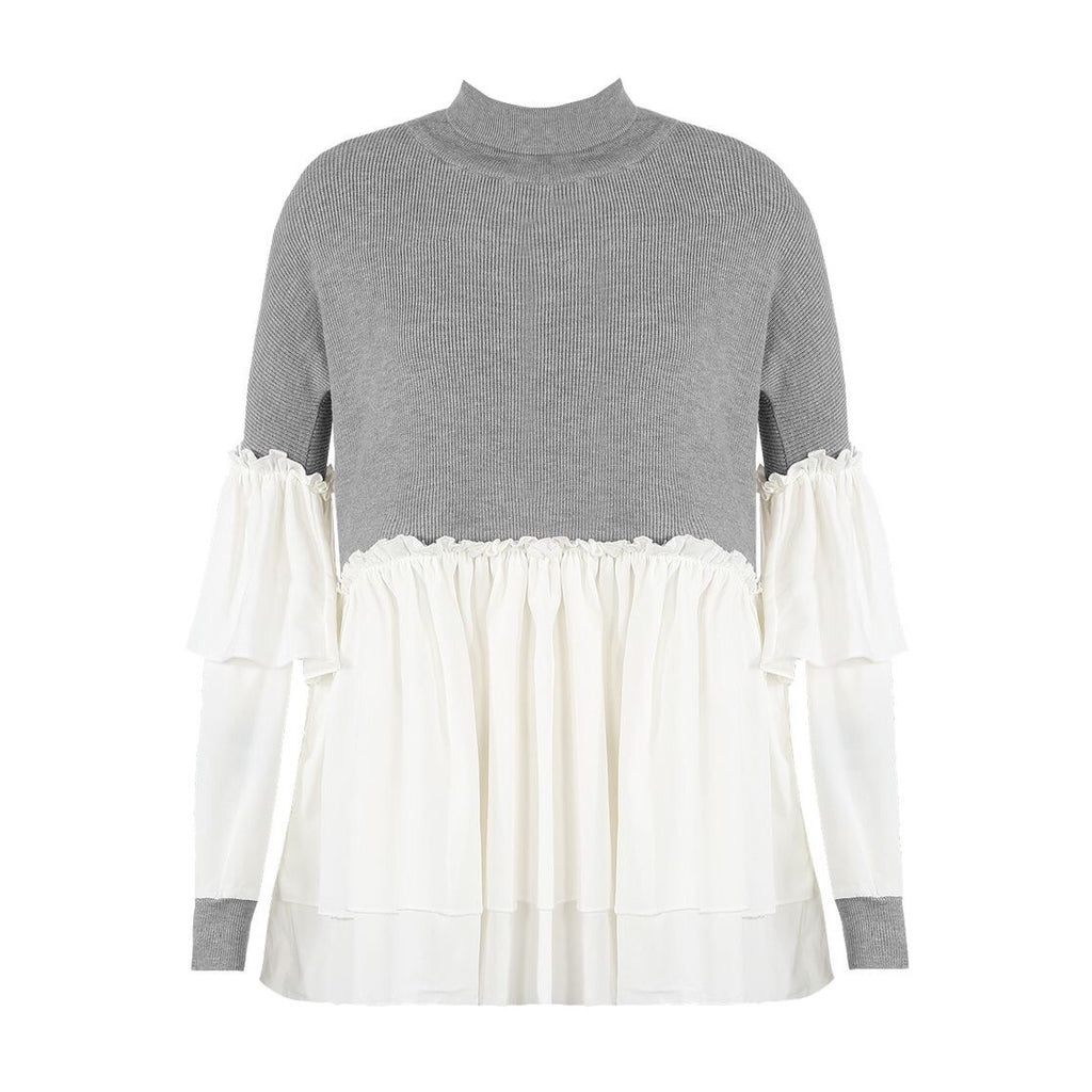SAVANNA Soft Knit Shirt Jumper Mini Dress - Celeb Threads